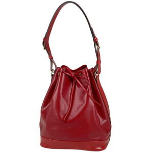 Louis Vuitton Noe Drawstring Shoulder Bag Epi Castilian Red